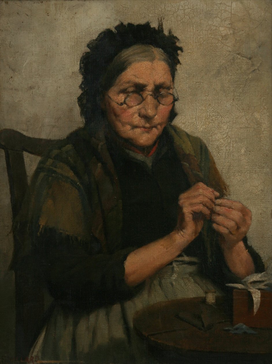 Livets tråd løber glat som endnu, 1885 af Fred Millard