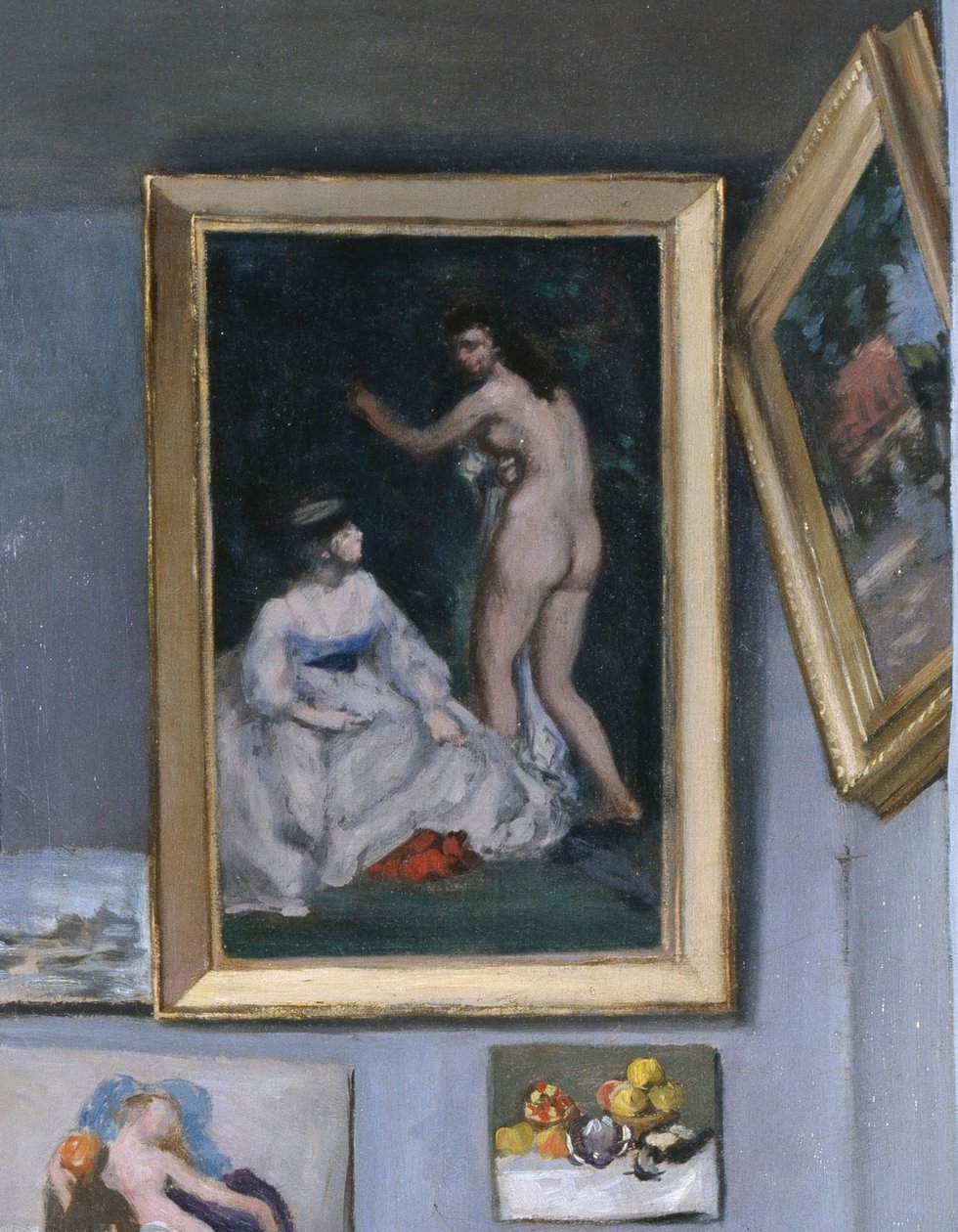 n engelsk: BA i sen grainer fik NBA kvalifikationer i IL, LES studio af Jean Frederic Bazille