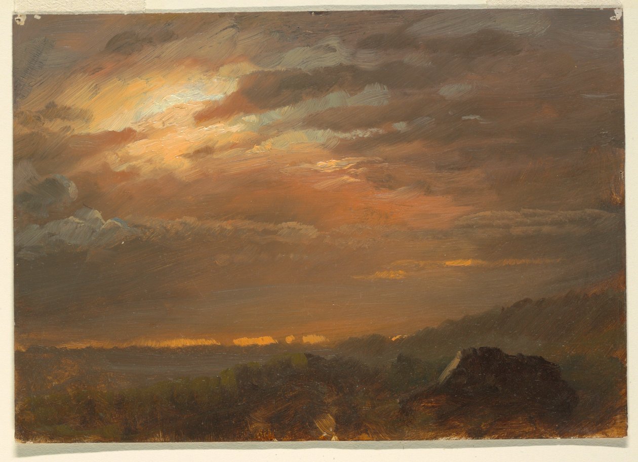 Cloudstudier af Frederic Edwin Church