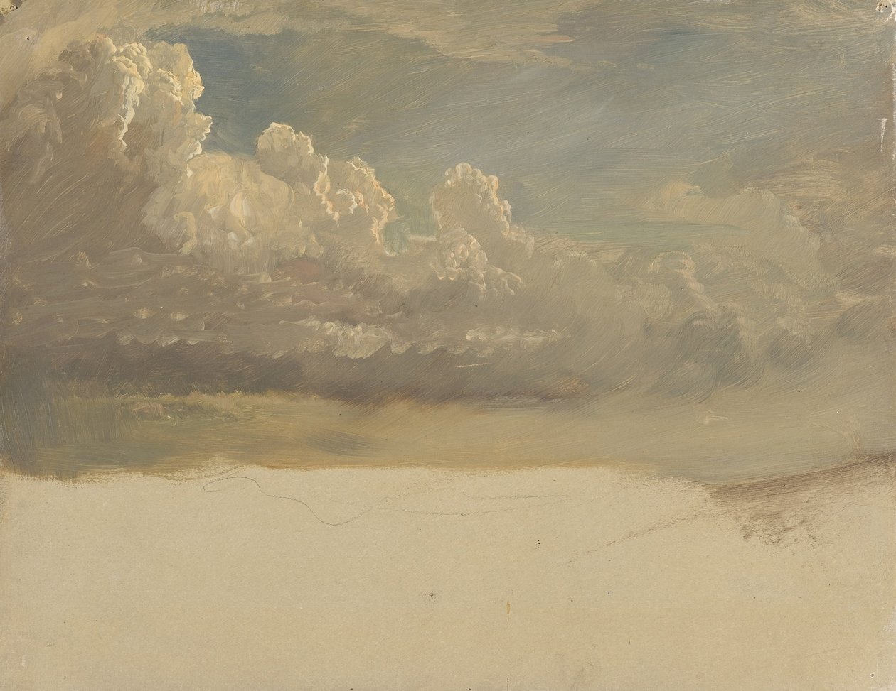 Cloud -undersøgelse af Frederic Edwin Church