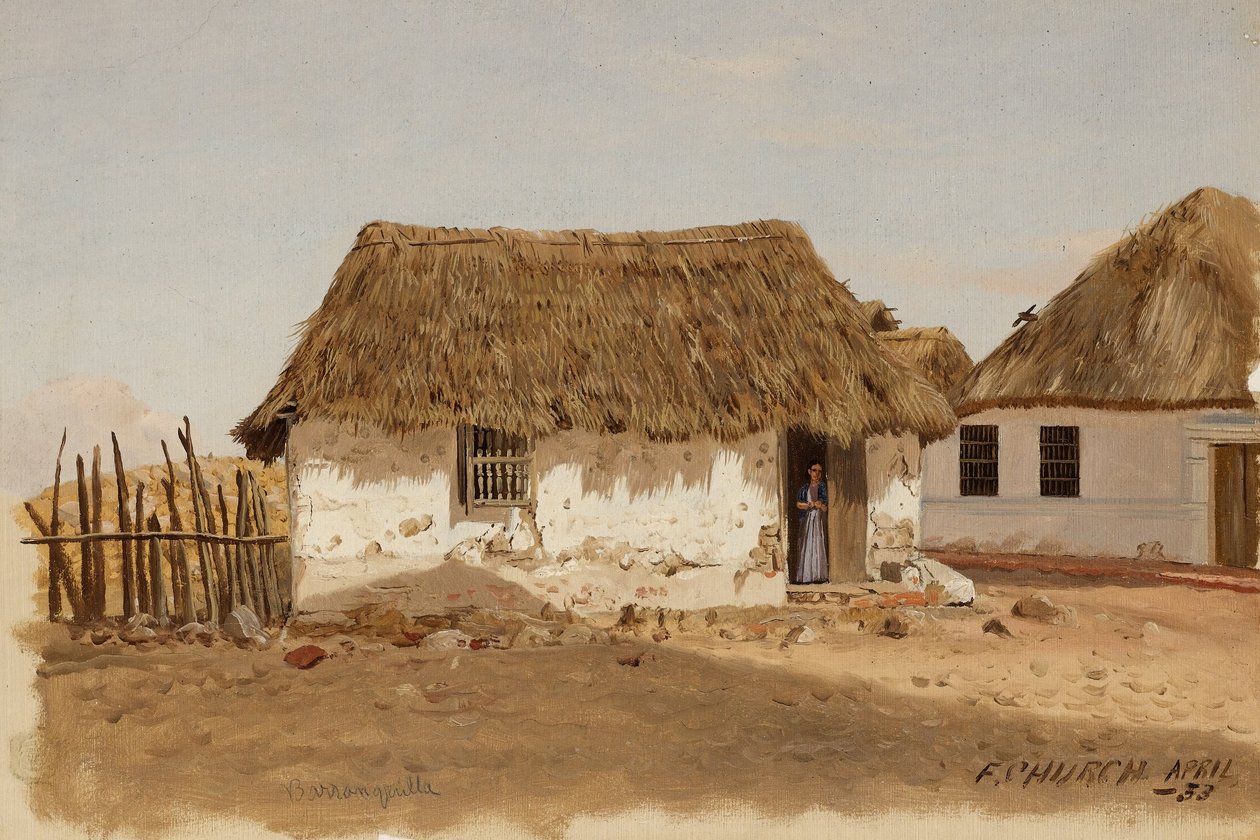 Colombia, Barranquilla, to huse af Frederic Edwin Church