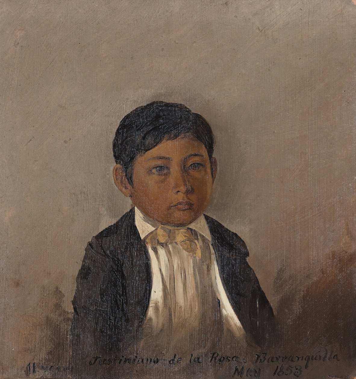 Colombia, Barranquilla, portræt af dreng af Frederic Edwin Church