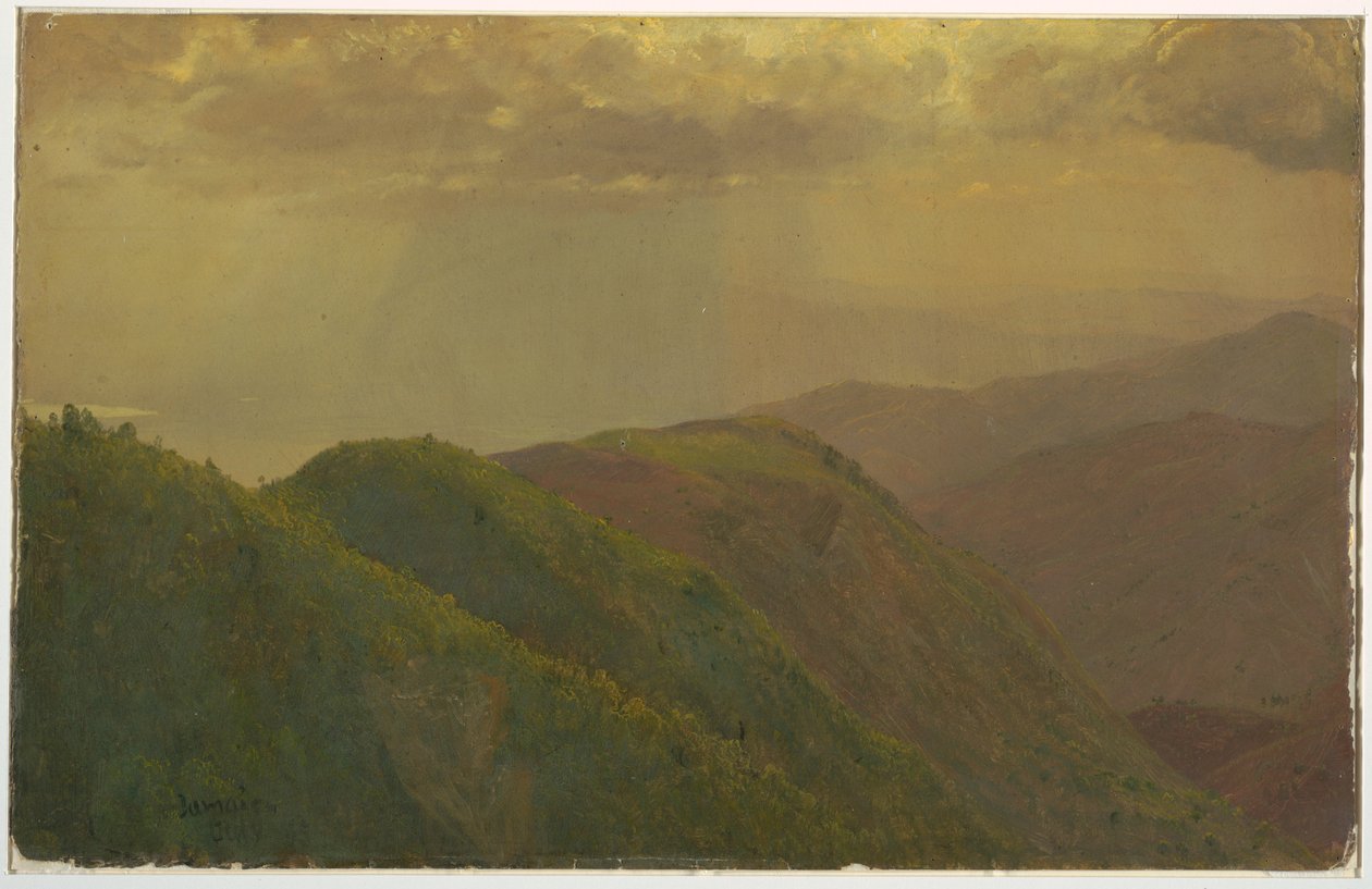 Landskab i Jamaica, Vestindien af Frederic Edwin Church