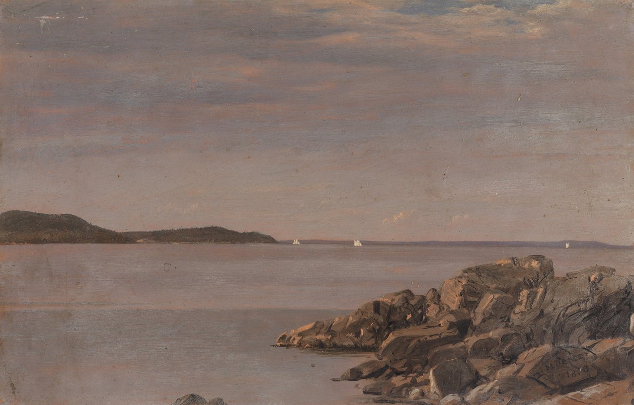 Mt. Desert Island, Maine Coast af Frederic Edwin Church