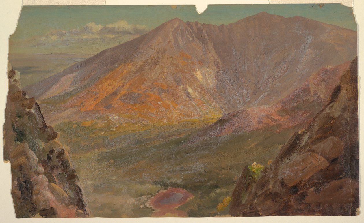 Mount Katahdin, Great Basin fra South Turner Mountain af Frederic Edwin Church