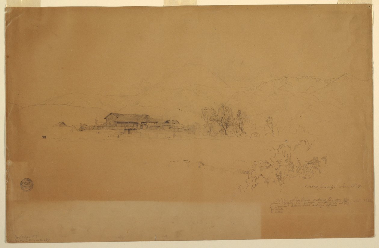 I nærheden af Guanojo, Ecuador af Frederic Edwin Church