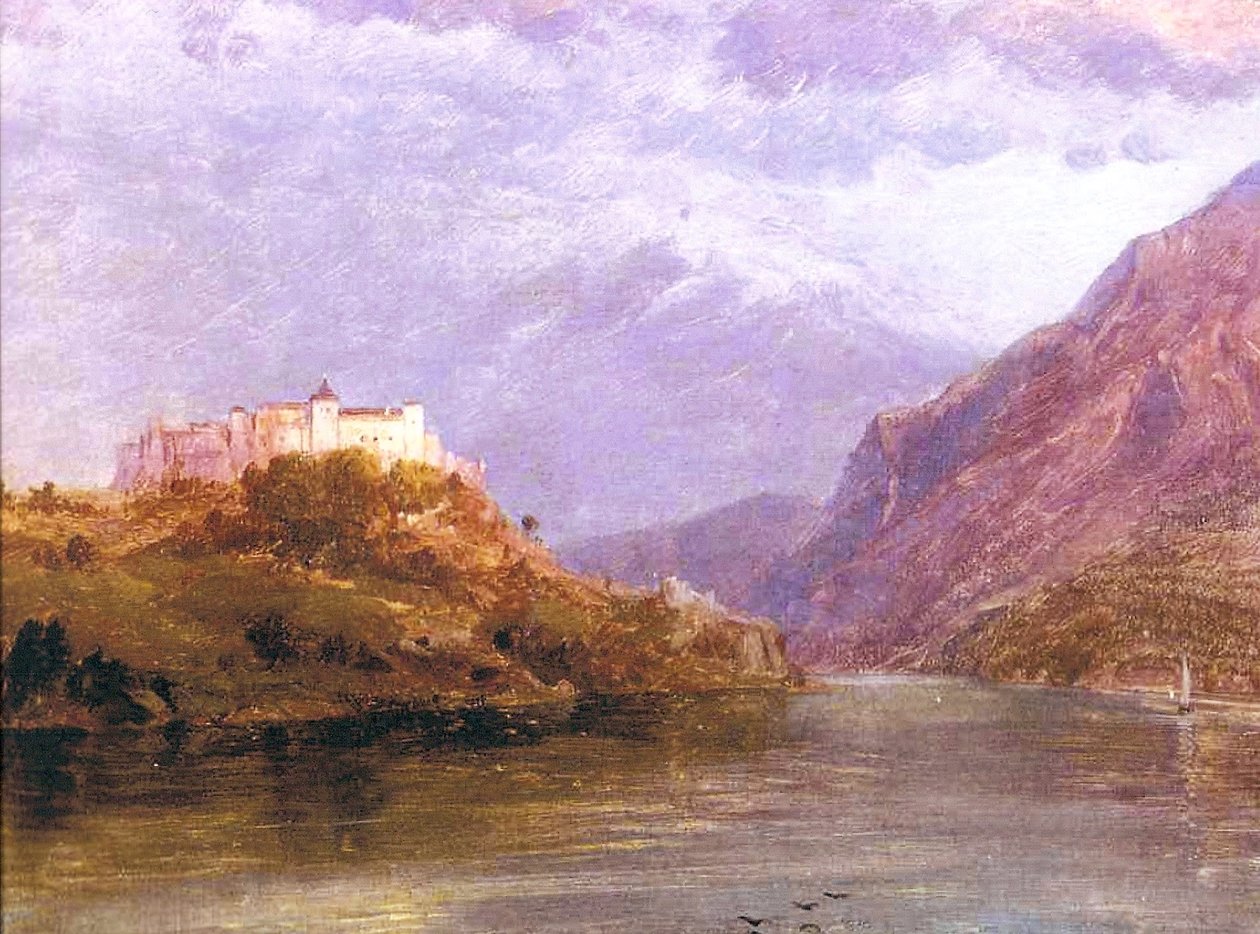 Salzburg Slot, 1868-69 af Frederic Edwin Church