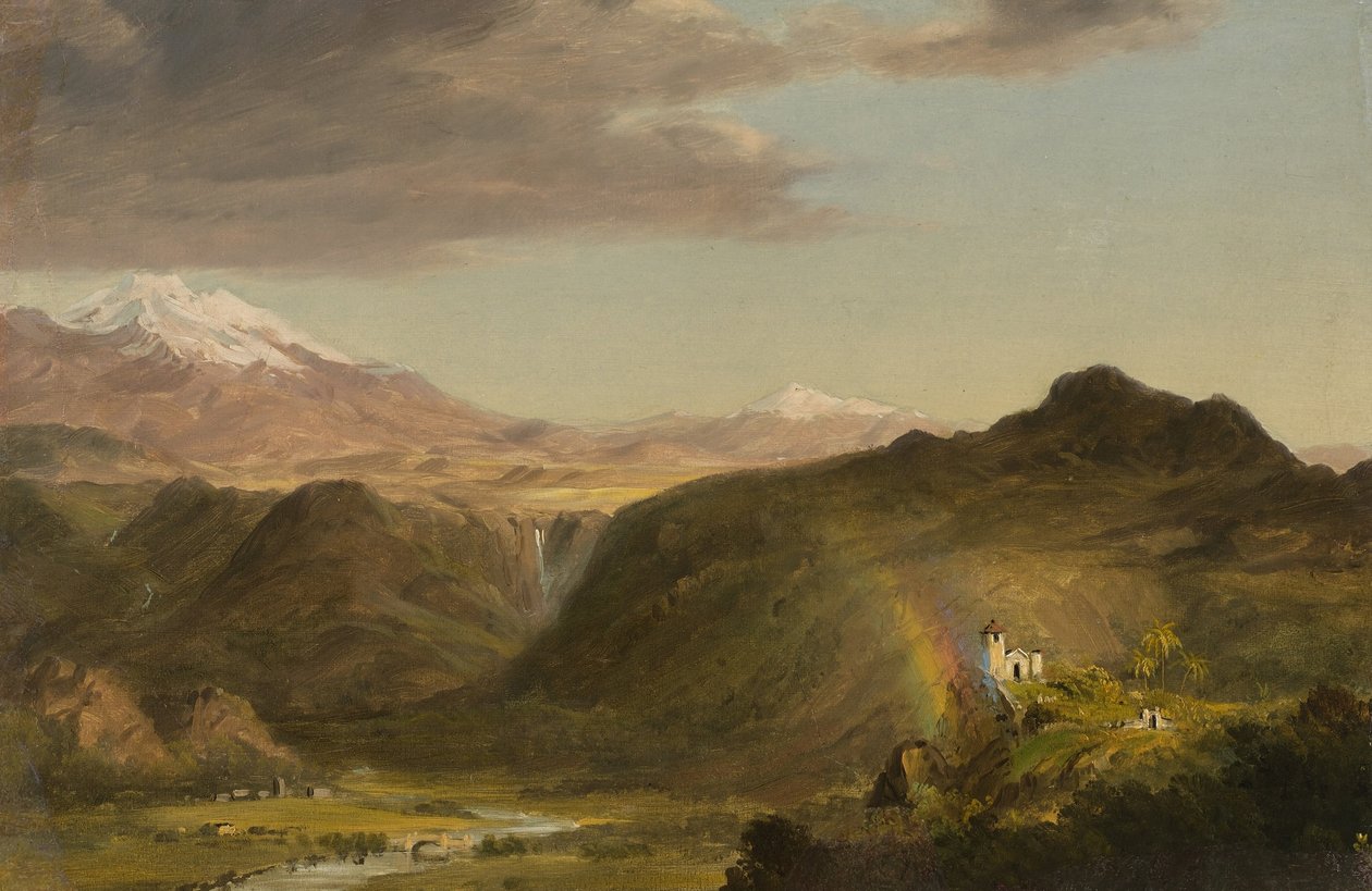 Sydamerikansk landskab af Frederic Edwin Church