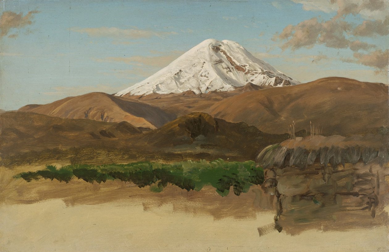 Undersøgelse af Mount Chimborazo, Ecuador af Frederic Edwin Church