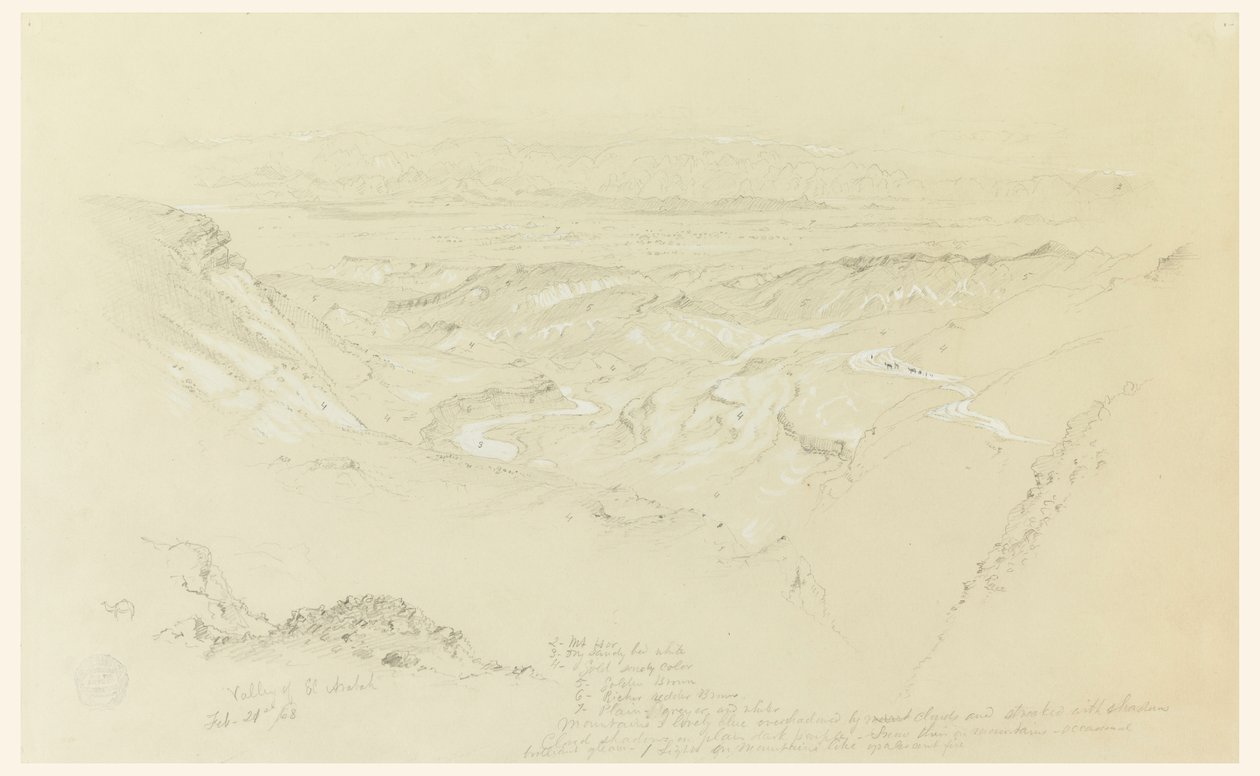 El Arabah -dalen af Frederic Edwin Church