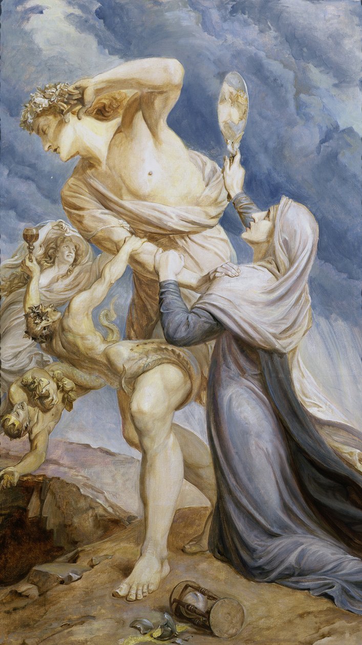 Mennesket afviser samvittighedens appel, 1910 af Frederic James Shields