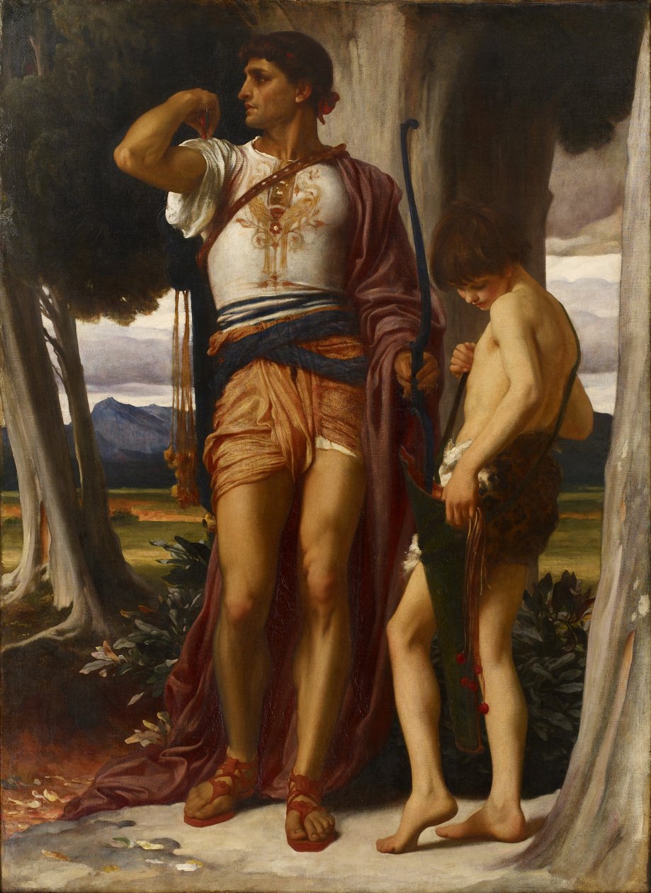 Jonathans tegn til David, ca. 1868 af Frederic Leighton