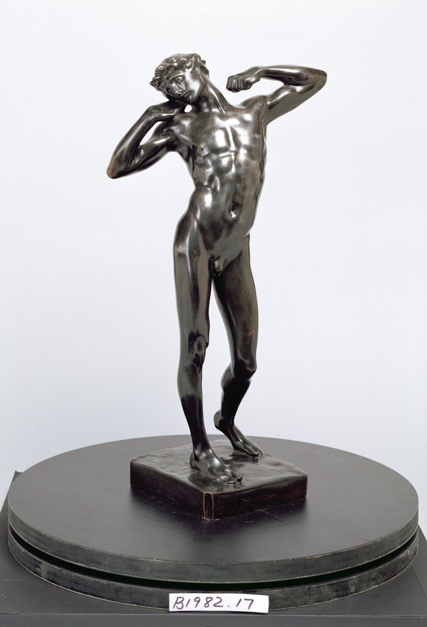 The Sluggard, ca. 1886-90 (bronze) af Frederic Leighton