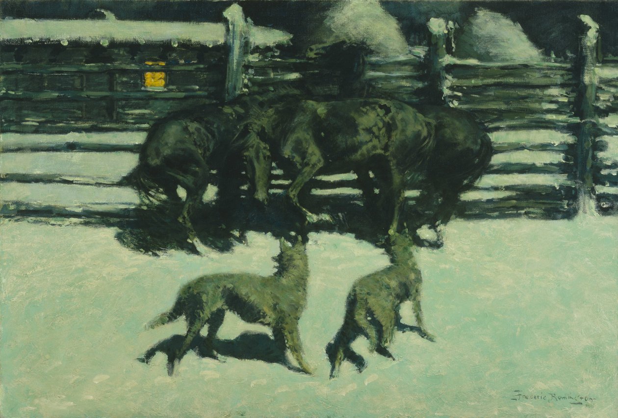 Opfordringen til hjælp af Frederic Remington