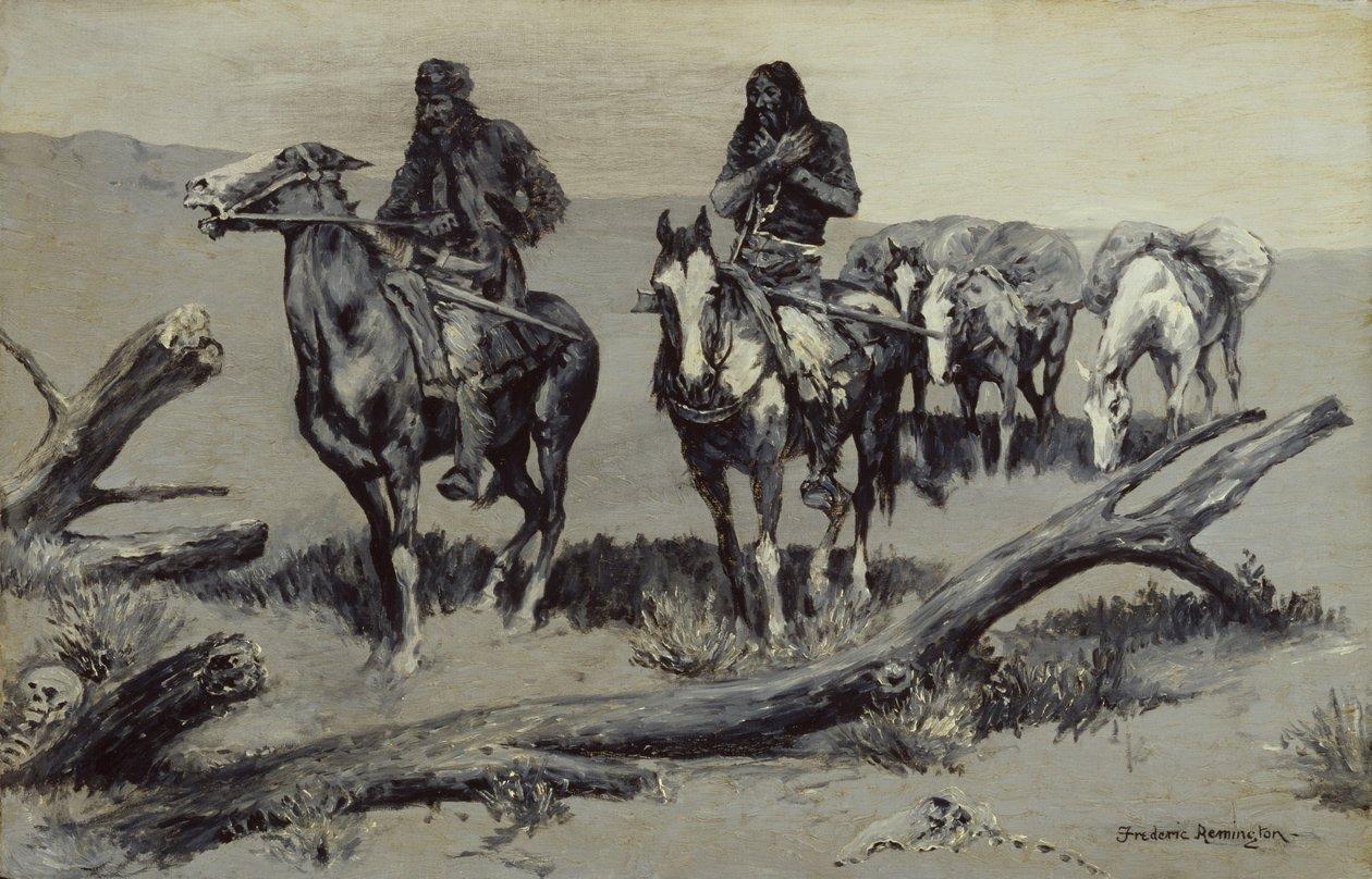Døde mænd (Opdagelsen), 1908 af Frederic Remington