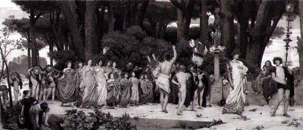 The Daphnephoria, trykt i Paris af Photogravure Goupil, pub. af The Fine Art Society af Frederic (after) Leighton