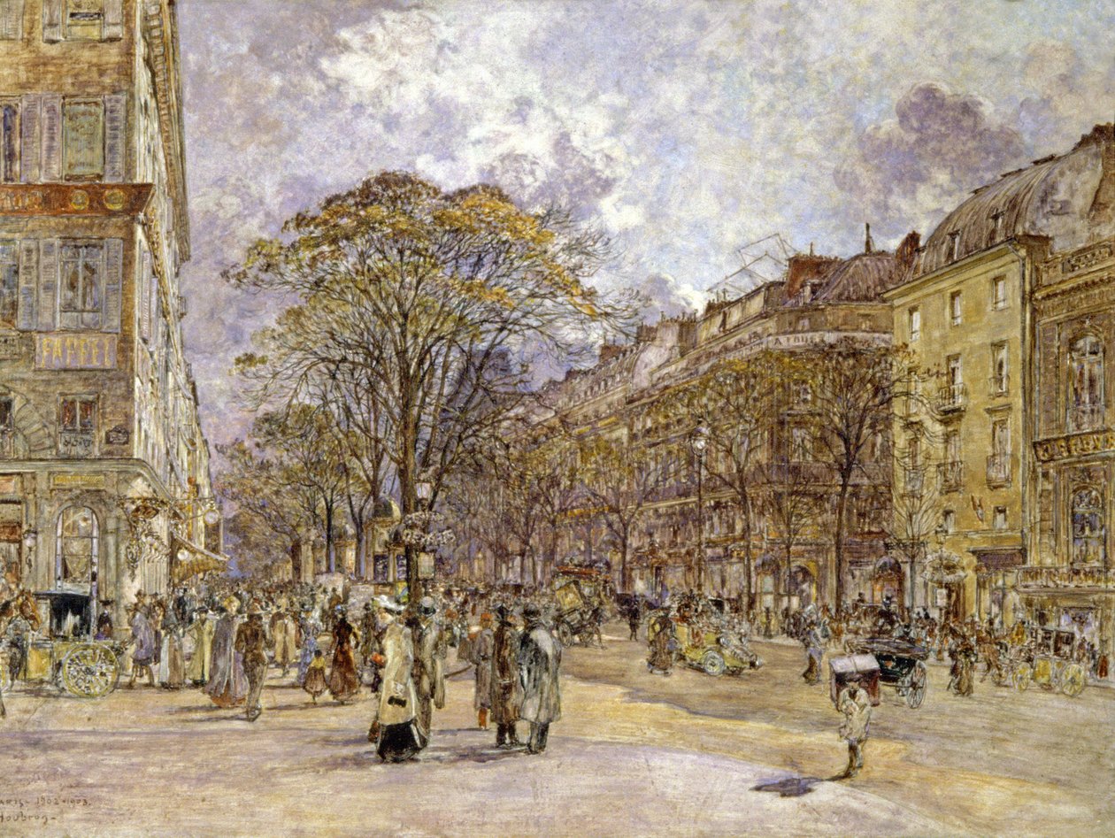 Italialaisten bulevardi, Pariisi af Frederic Anatole Houbron