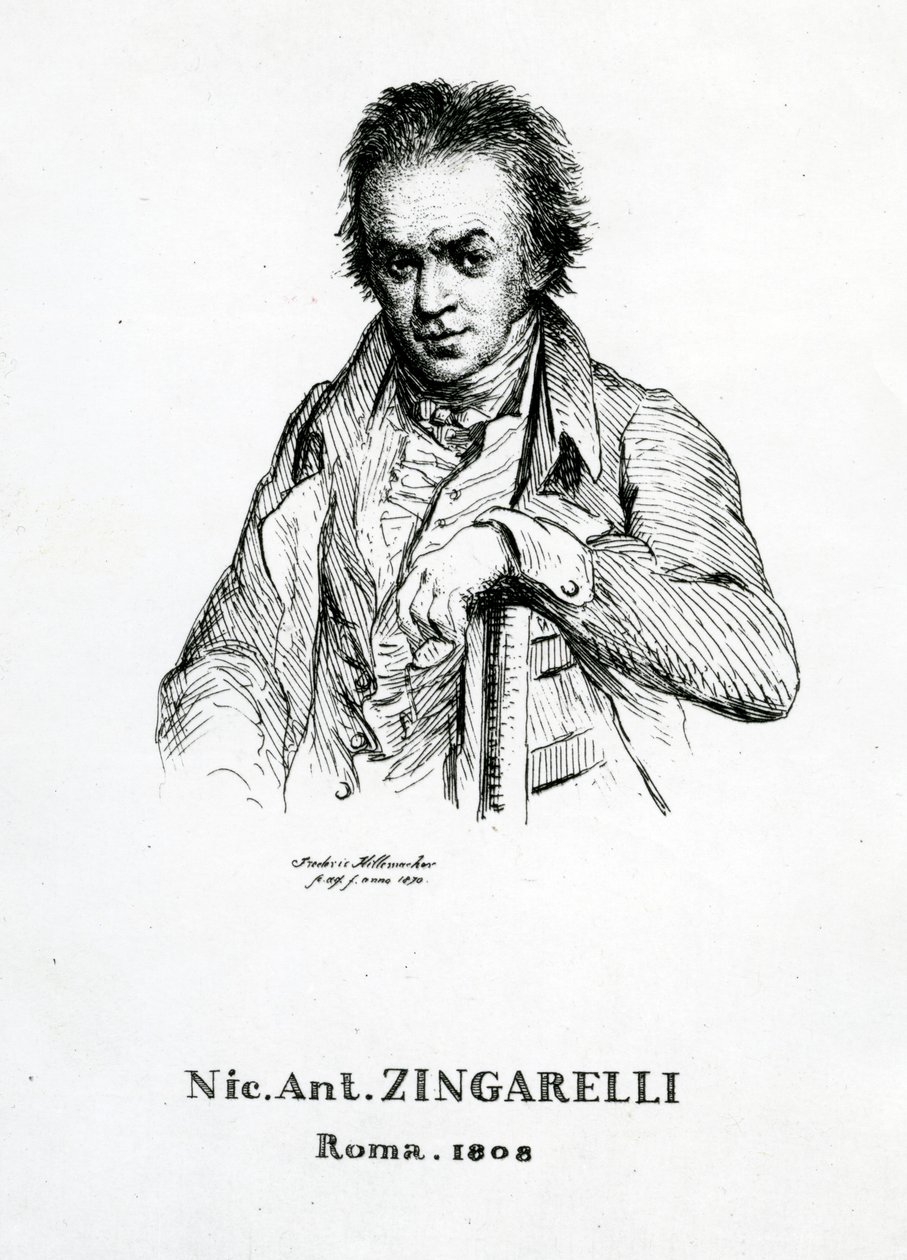 Niccolo Antonio Zingarelli, 1870 af Frederic Desire Hillemacher