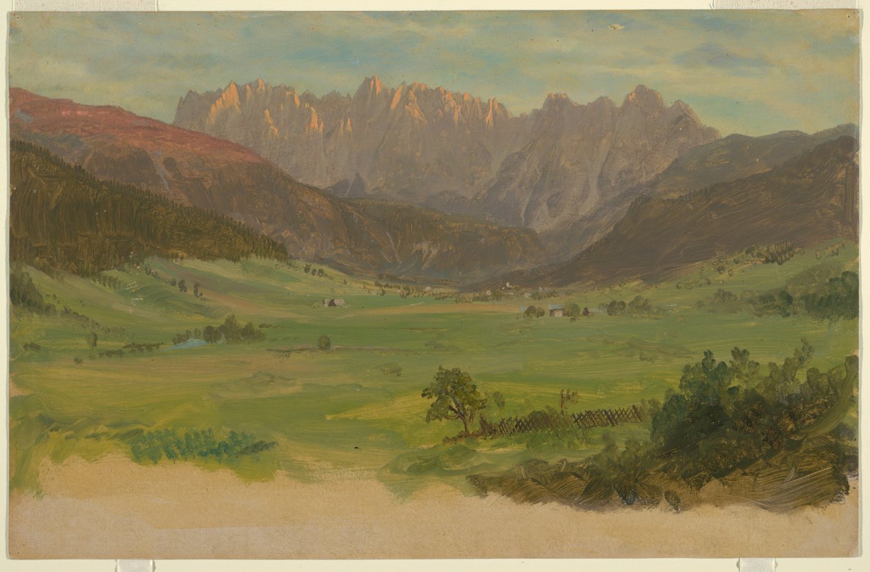 Alpedalen af Frederic Edwin Church