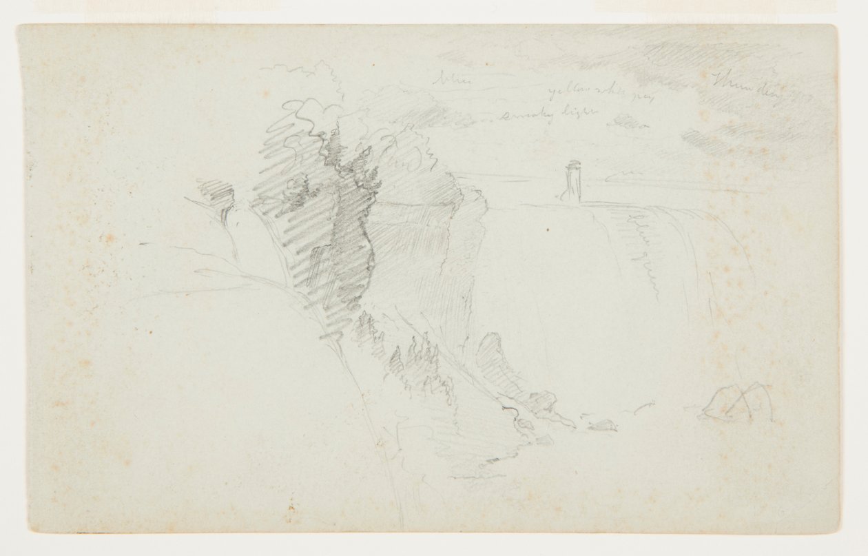 American Falls, Niagara-floden af Frederic Edwin Church
