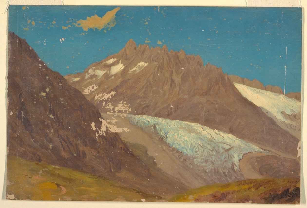 Bayerske eller schweiziske alper af Frederic Edwin Church