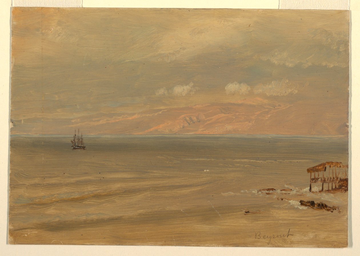 Beirut Bay af Frederic Edwin Church