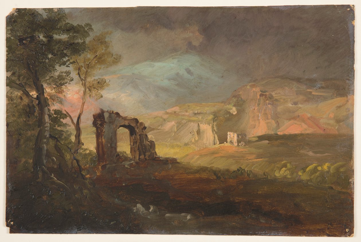 Campagna Fantasy af Frederic Edwin Church