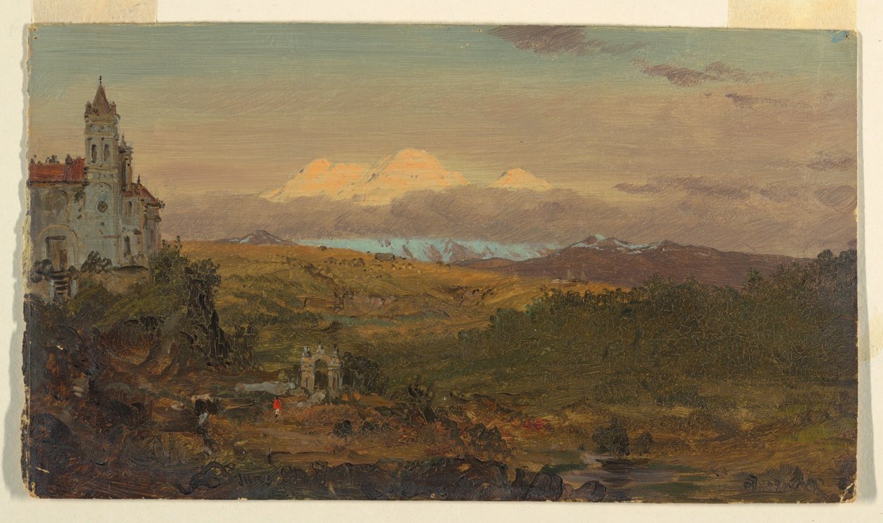 Katedralen, Chillo, Ecuador af Frederic Edwin Church