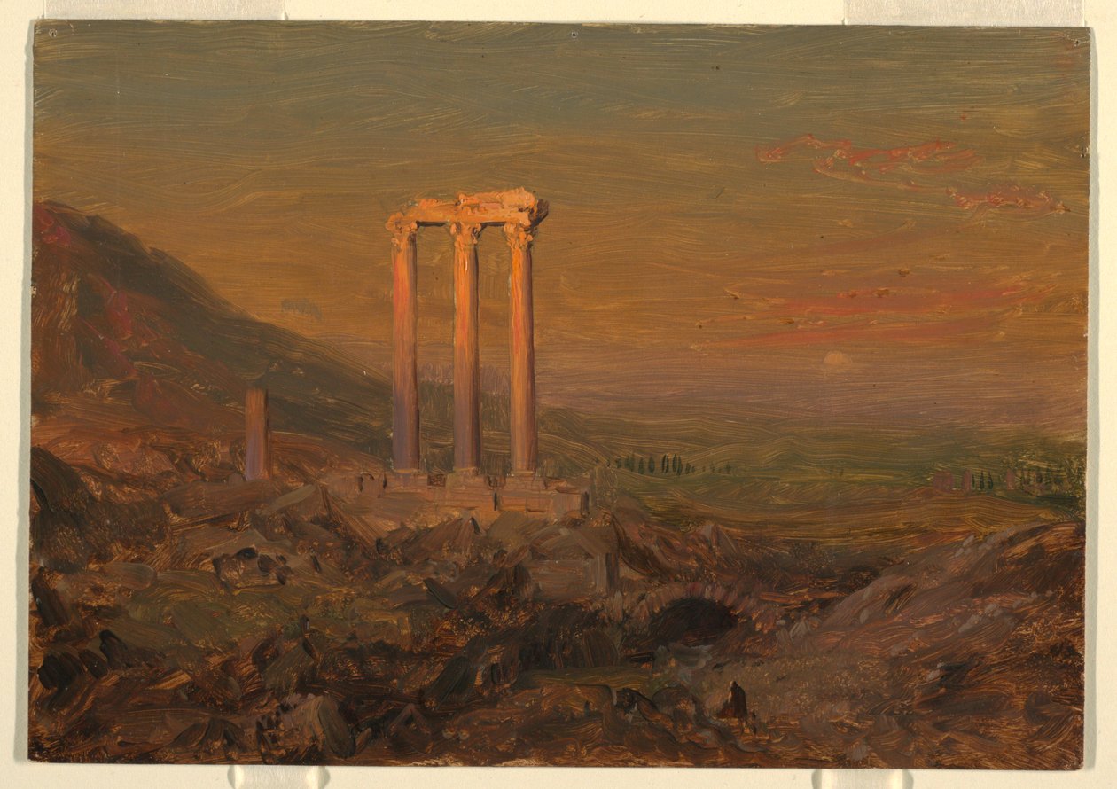 Klassiske ruiner, Syrien af Frederic Edwin Church