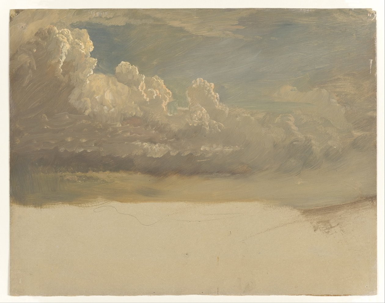 Undersøgelse af skyen af Frederic Edwin Church