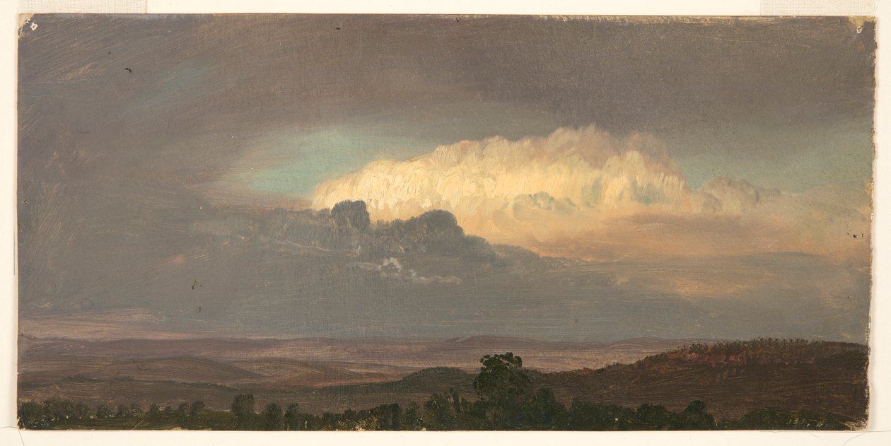 Skyer over bakker, Jamaica af Frederic Edwin Church