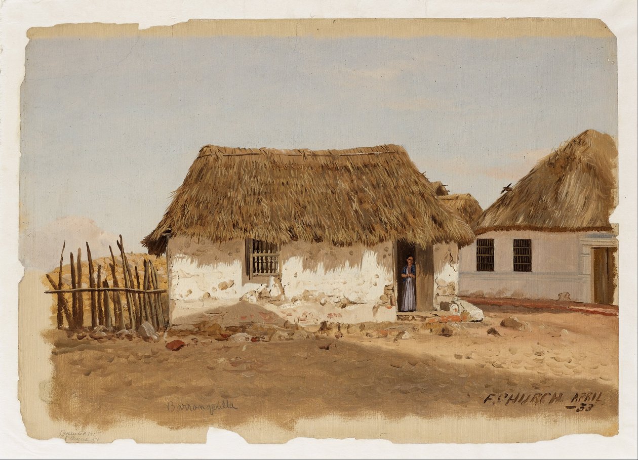 Colombia, Barranquilla, To huse af Frederic Edwin Church
