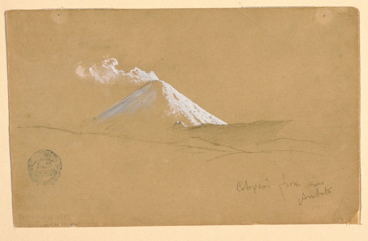 Cotopaxi fra nær Ambato, Ecuador af Frederic Edwin Church