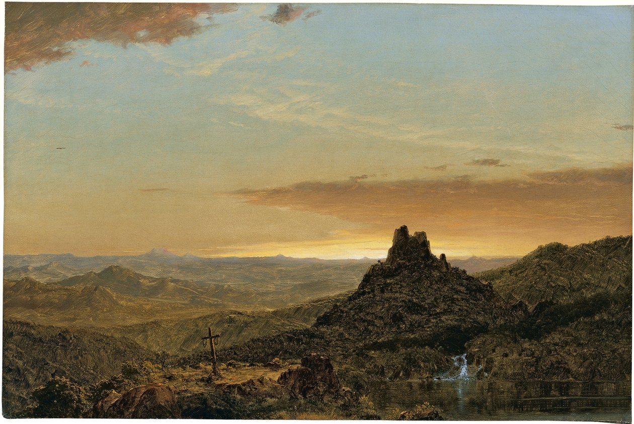 Kors i ørkenen af Frederic Edwin Church