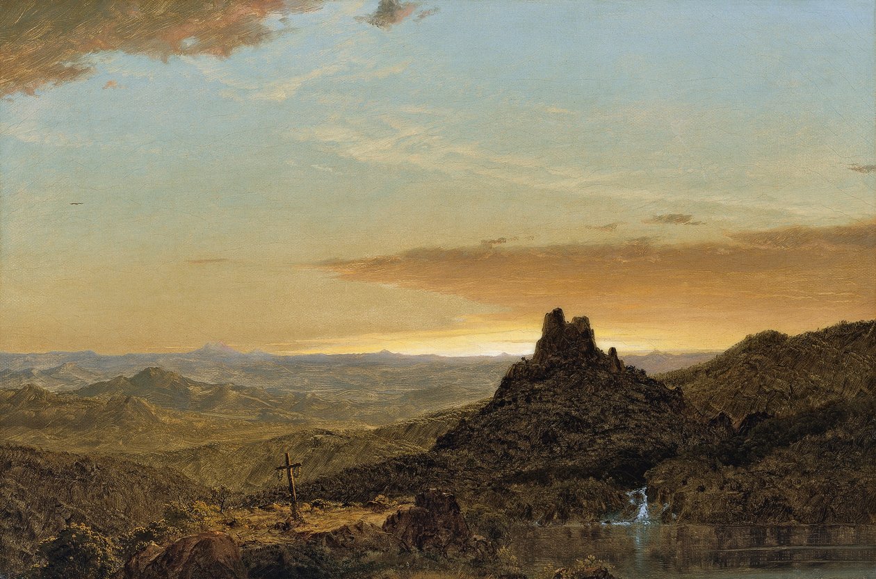 Kors i ørkenen af Frederic Edwin Church