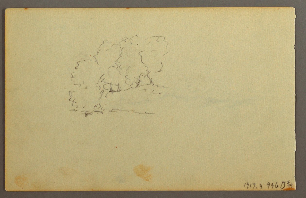 Tegning, Skyer, 1844 af Frederic Edwin Church