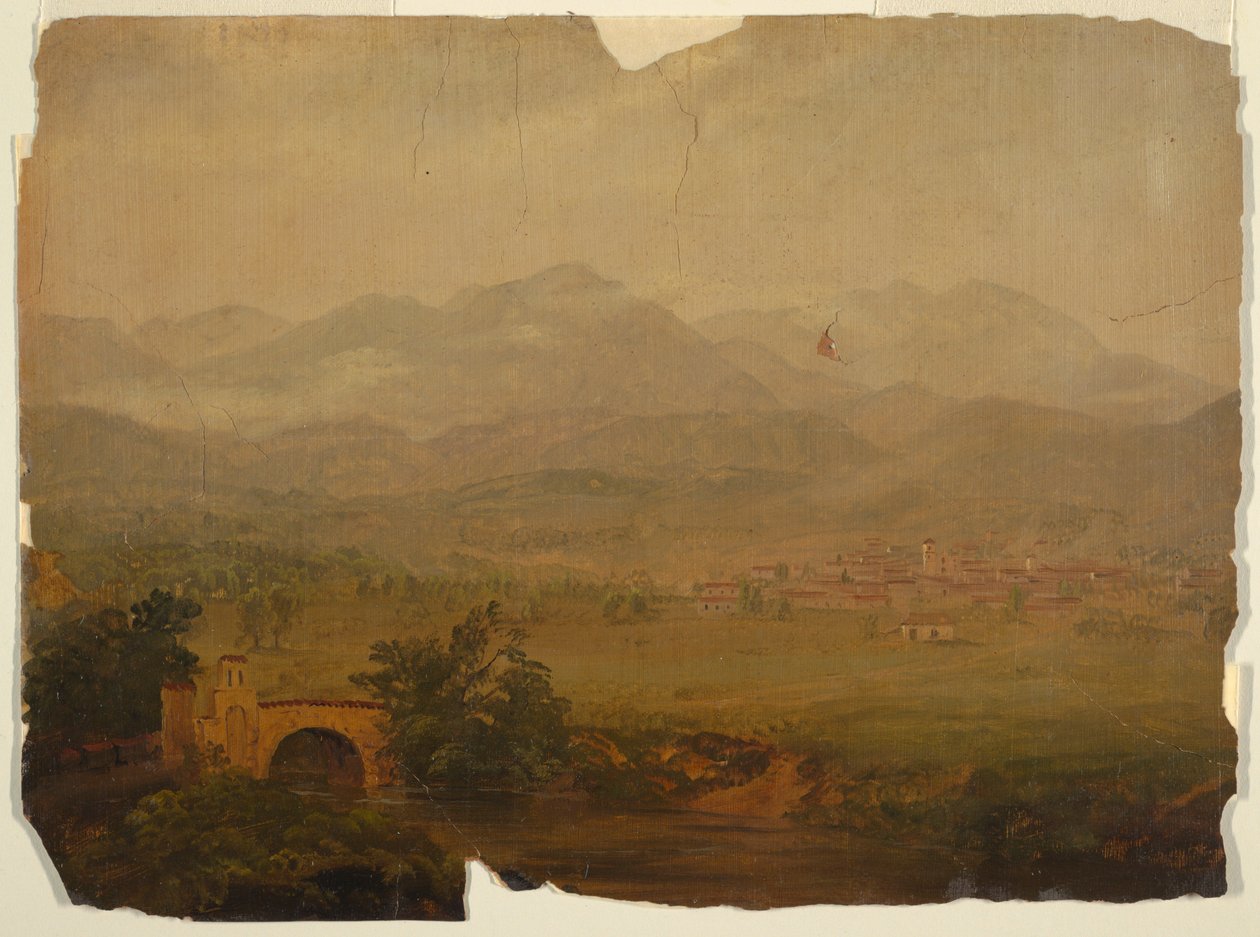 Tegning, Colomhia eller Ecuador, 1853 af Frederic Edwin Church