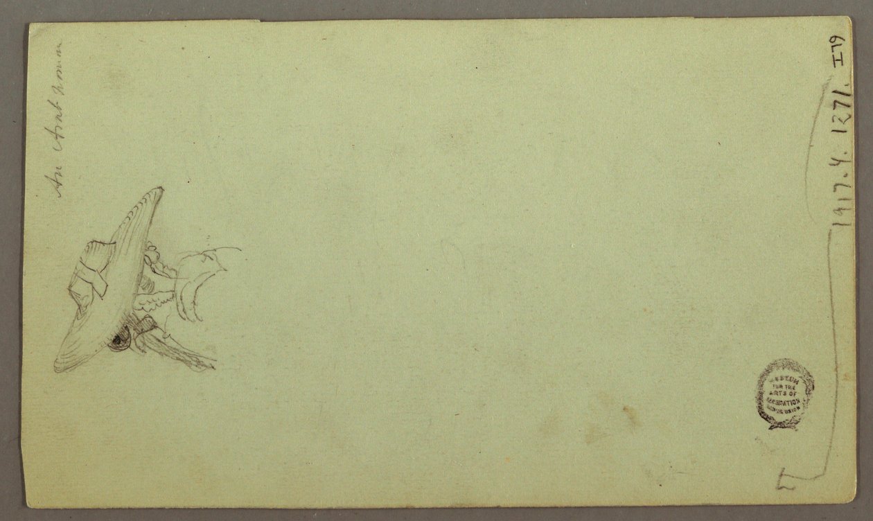 Tegning, Figurstudier, Sejlbåd, Arkitekturstudier, muligvis 1868 af Frederic Edwin Church