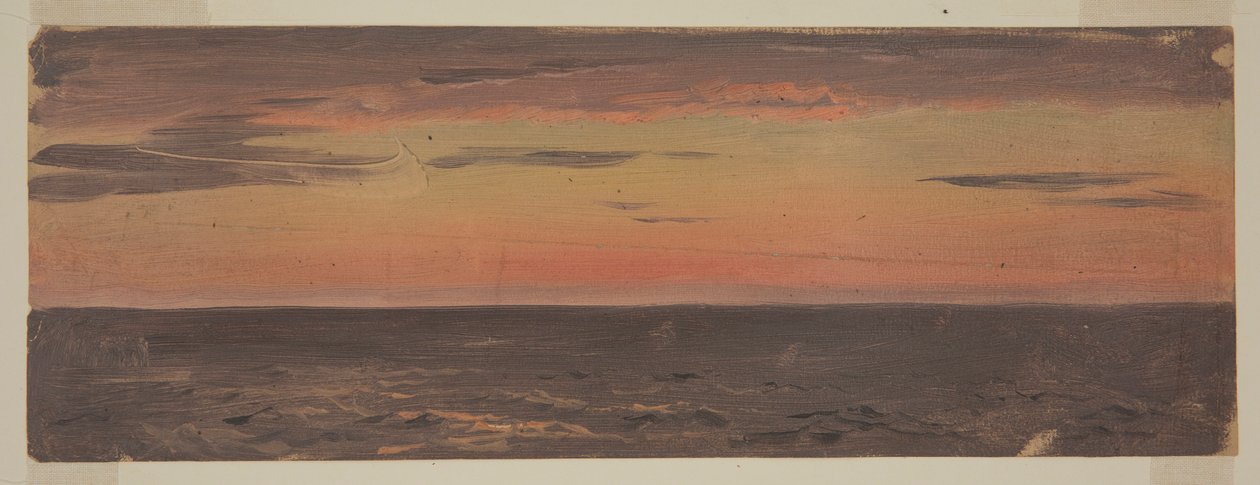 Tegning, havlandskab, juni 1859 af Frederic Edwin Church