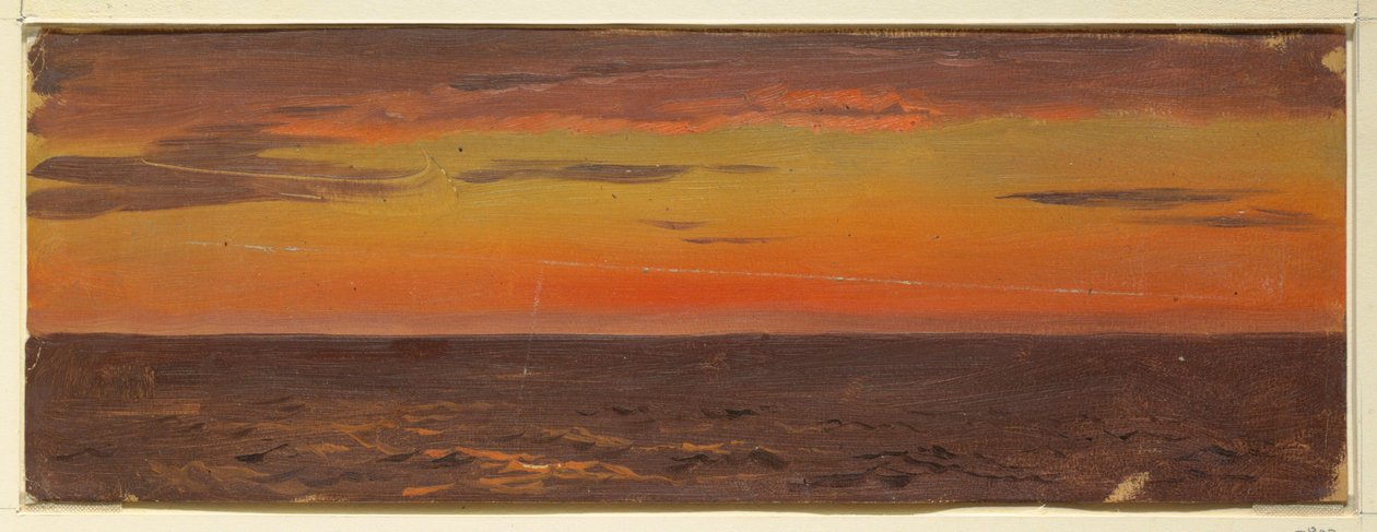 Tegning, havlandskab, juni 1859 af Frederic Edwin Church