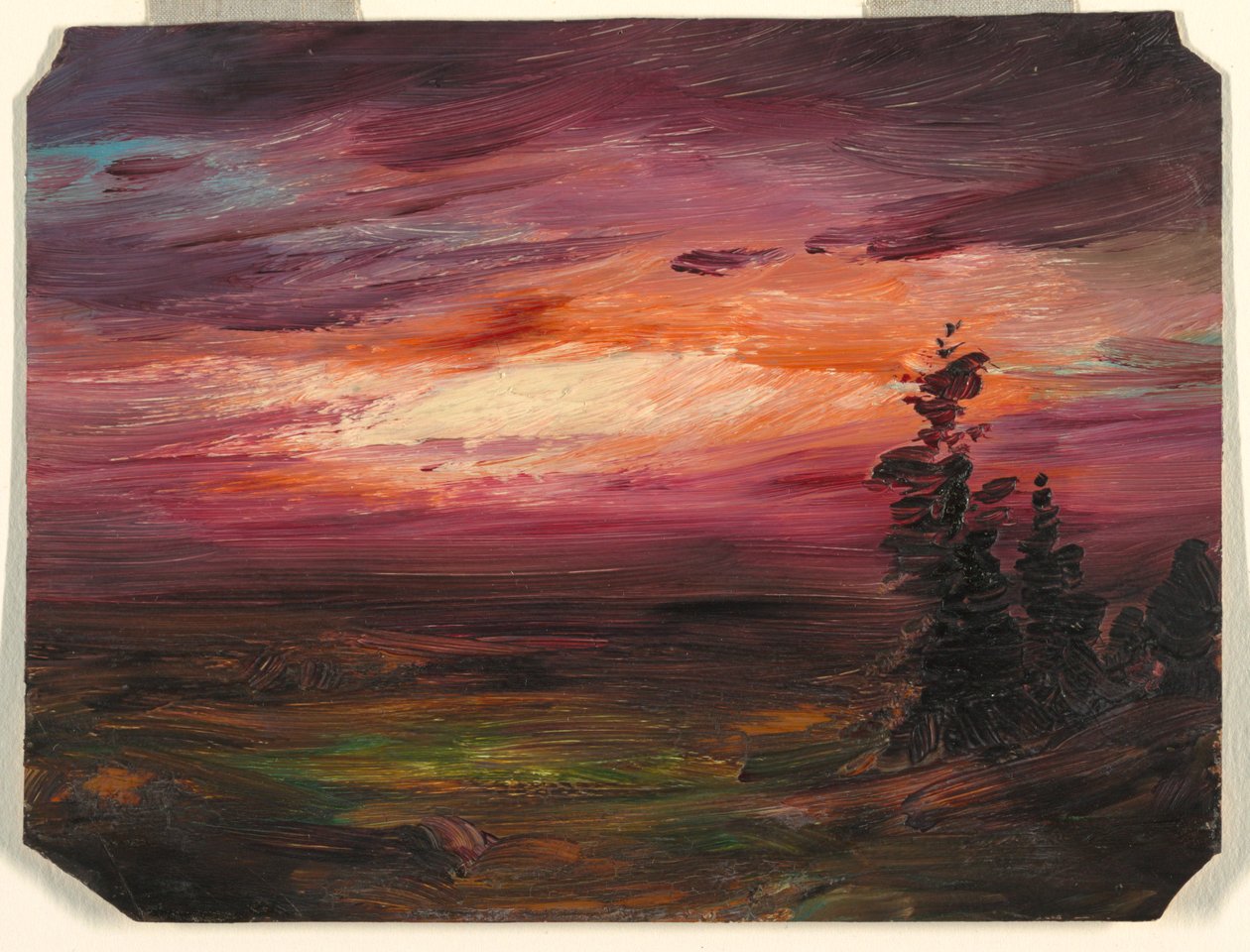 Aften Twilight af Frederic Edwin Church