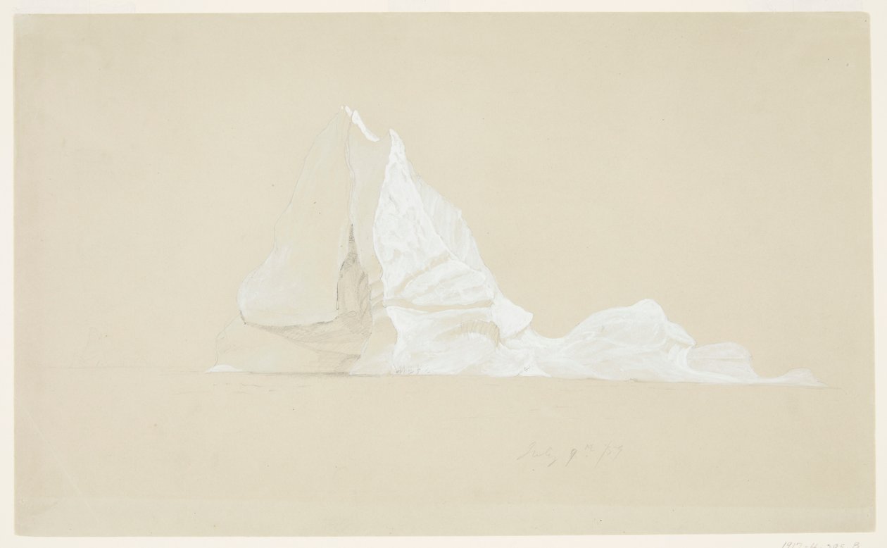 Flydende isbjerg af Frederic Edwin Church