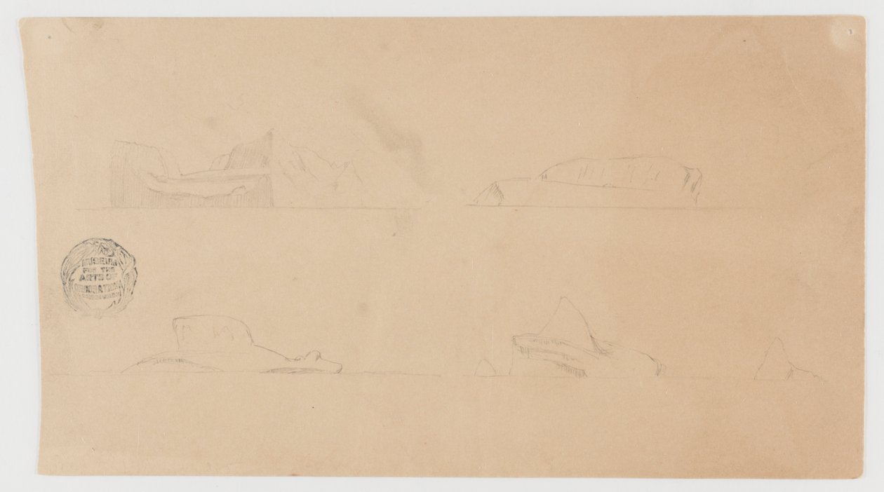 Flydende isbjerge af Frederic Edwin Church