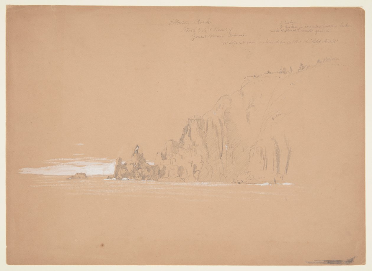 Grand Manan Island af Frederic Edwin Church