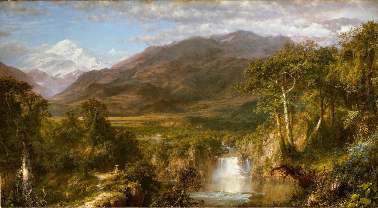 Hjertet af Andesbjergene af Frederic Edwin Church