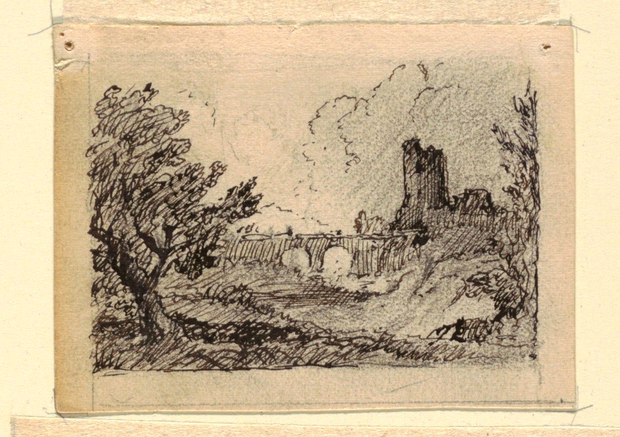 Imaginært Landskab med af Frederic Edwin Church