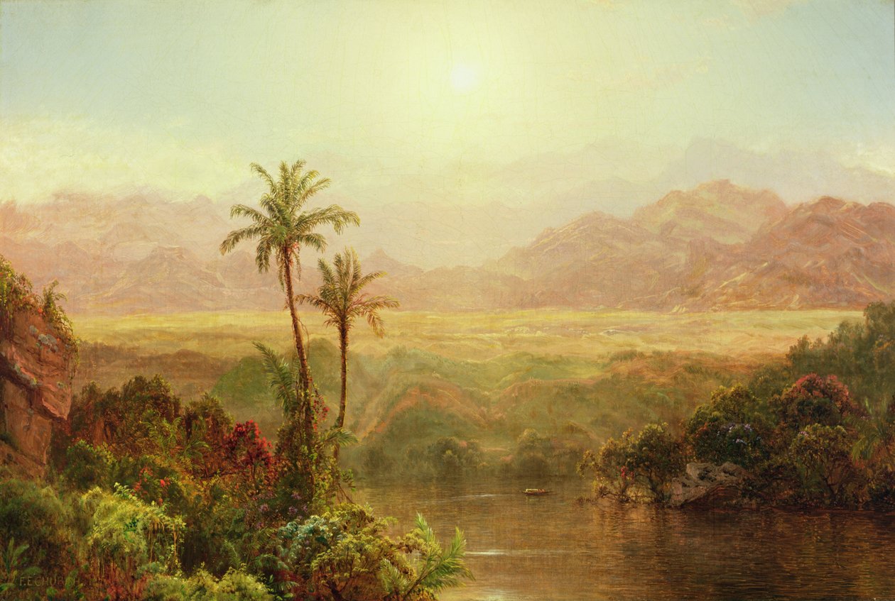 I Andesbjergene af Frederic Edwin Church