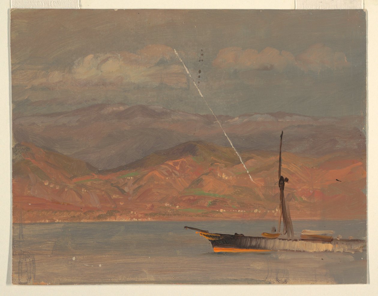 Italienske kyst, ud for Messinastrædet af Frederic Edwin Church