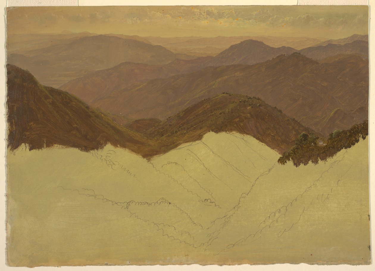 Landskab af Frederic Edwin Church