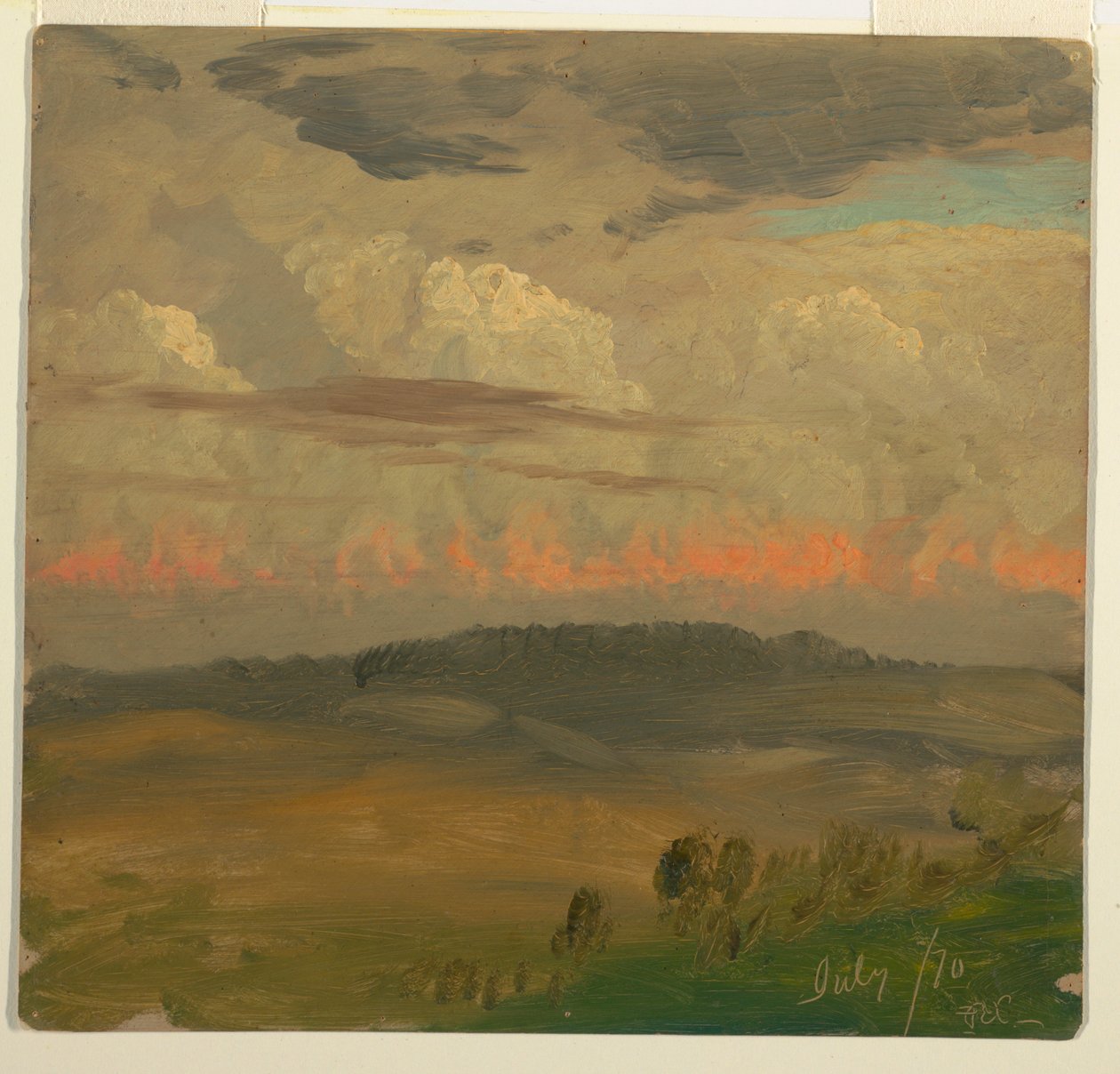 Landskab, Hudson Valley af Frederic Edwin Church